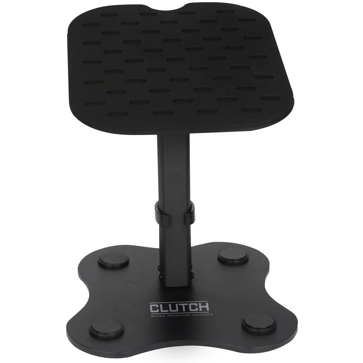 Clutch CL-DMS250 Mighty Series Desktop Studio Monitor Speaker Stands with Yellow Pad Trim Kit Package