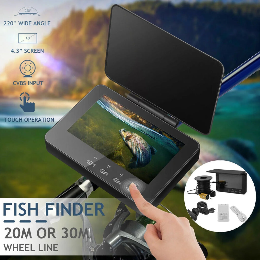 4.3 inch 1000TVL Fish Finder Ice Fishing Underwater Fishing Camera for Ice Sea River Fishing ship
