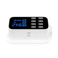 Mignova Multiple USB chargers, 8-port desktop charging station hub for LCD display, suitable with iOS and Android devices (iPhone, iPad, Huawei,  Galaxy)