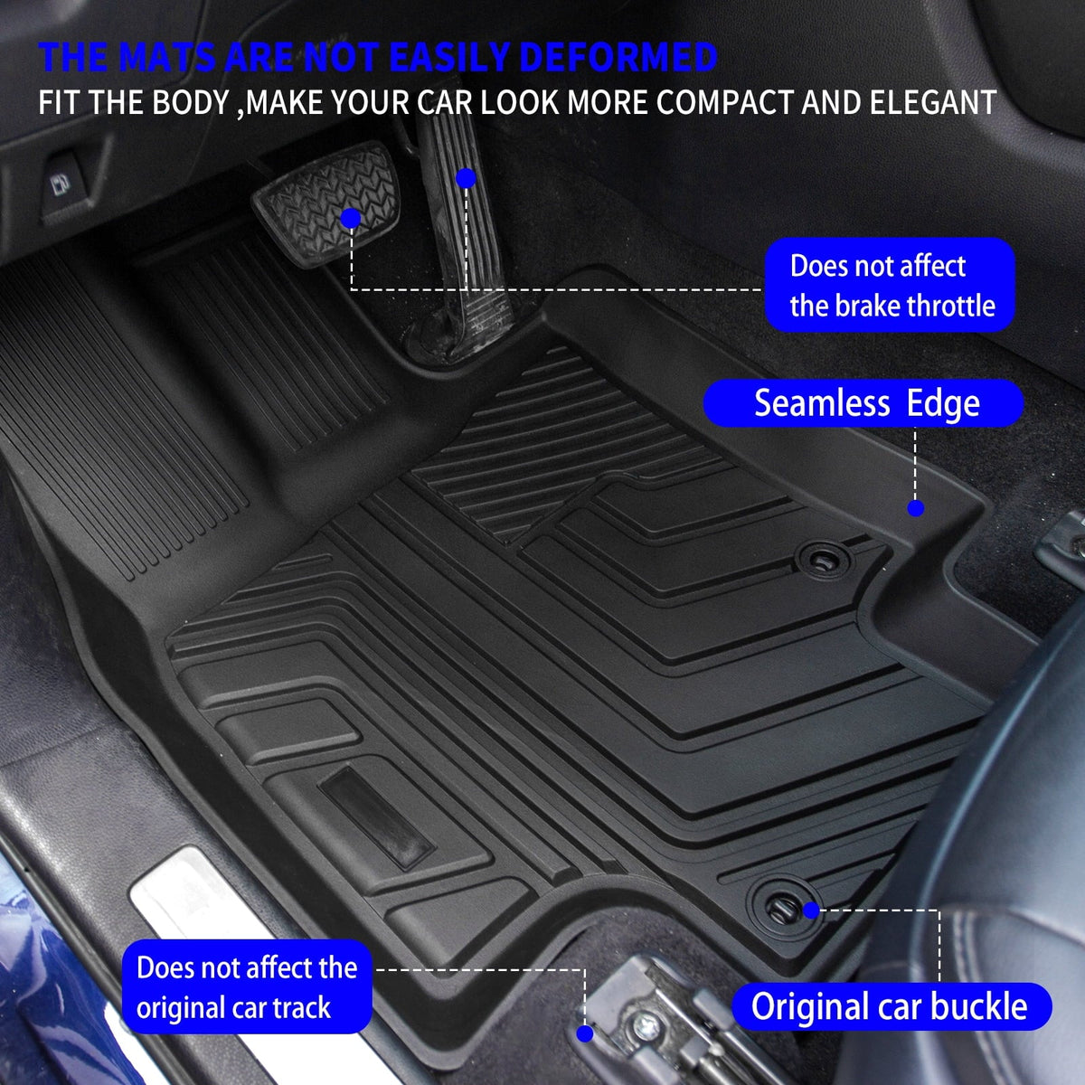 Fit 2020-2024  Highlander Floor Mats Trunk Mat Cargo Liner 2023 7 Seats Highlander Accessories