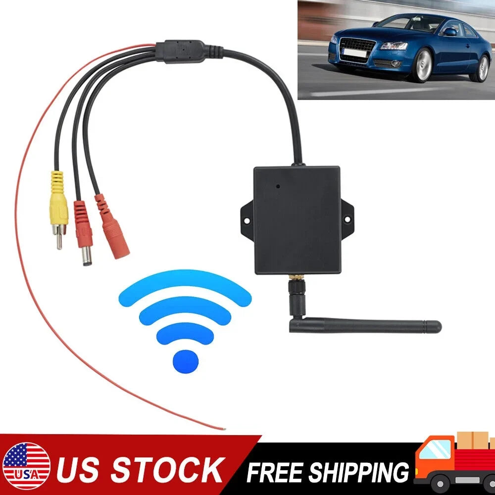 Convert your Wired Rear View Camera to Wireless with this Car Reversing Camera AV to Wifi Transmitter Module - 2.4G Wireless - Easy Installation