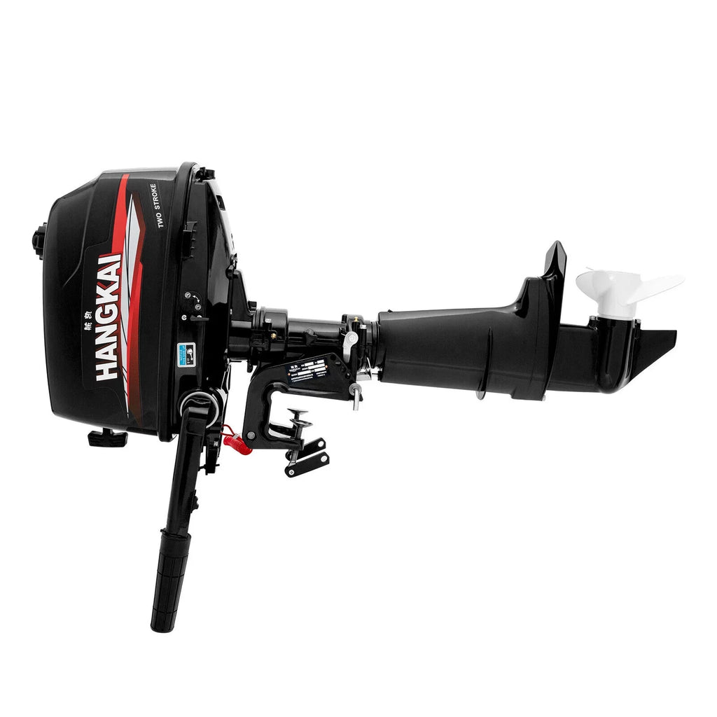 CNCEST Outboard Motor 6  2-Stroke Inflatable Fishing vessel Motor Engine aqua Cooling System