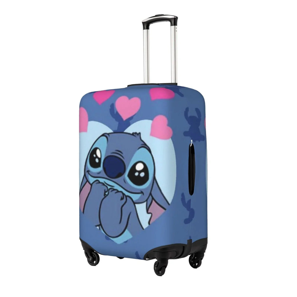 Stitch Heart Protective Suitcase wrap Elastic Travel Luggage protector Organizers Fits Large