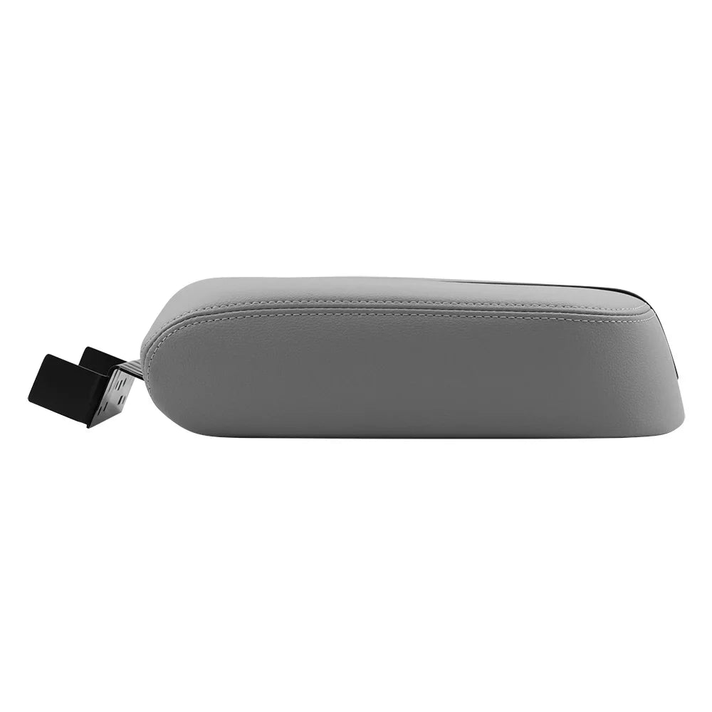 Brock Replacement Gray Center Console Armrest Lid wrap appropriate with 2007-2013 Silverado Sierra Tahoe Escalade Pickup Truck with Full Center Console