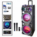 Dual Subwoofer Bluetooth Portable Party Speaker. BeFree 10 in