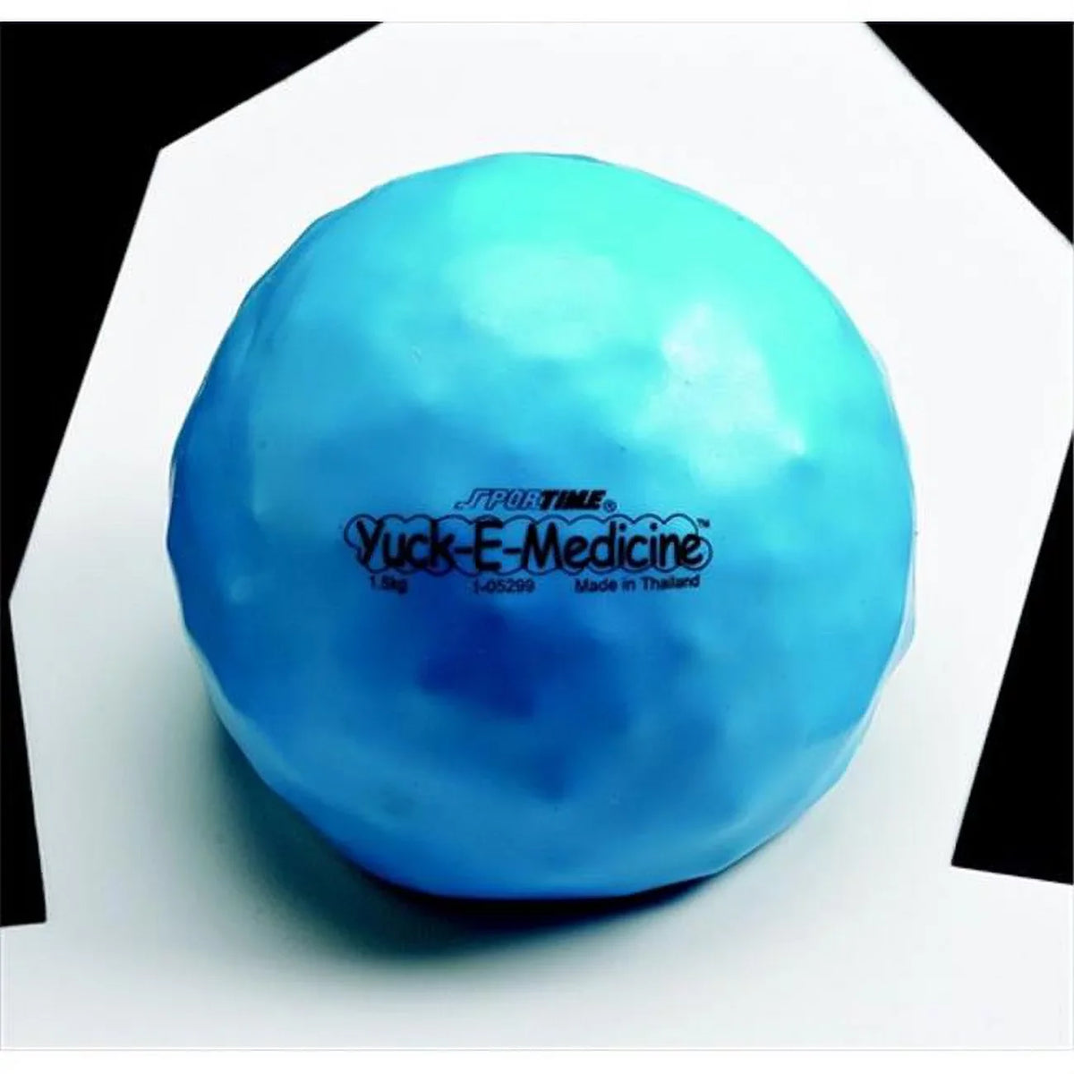 Yuck-E-Medicine Ball - Blue. Sportime  3.3 Lbs, 6.5 In