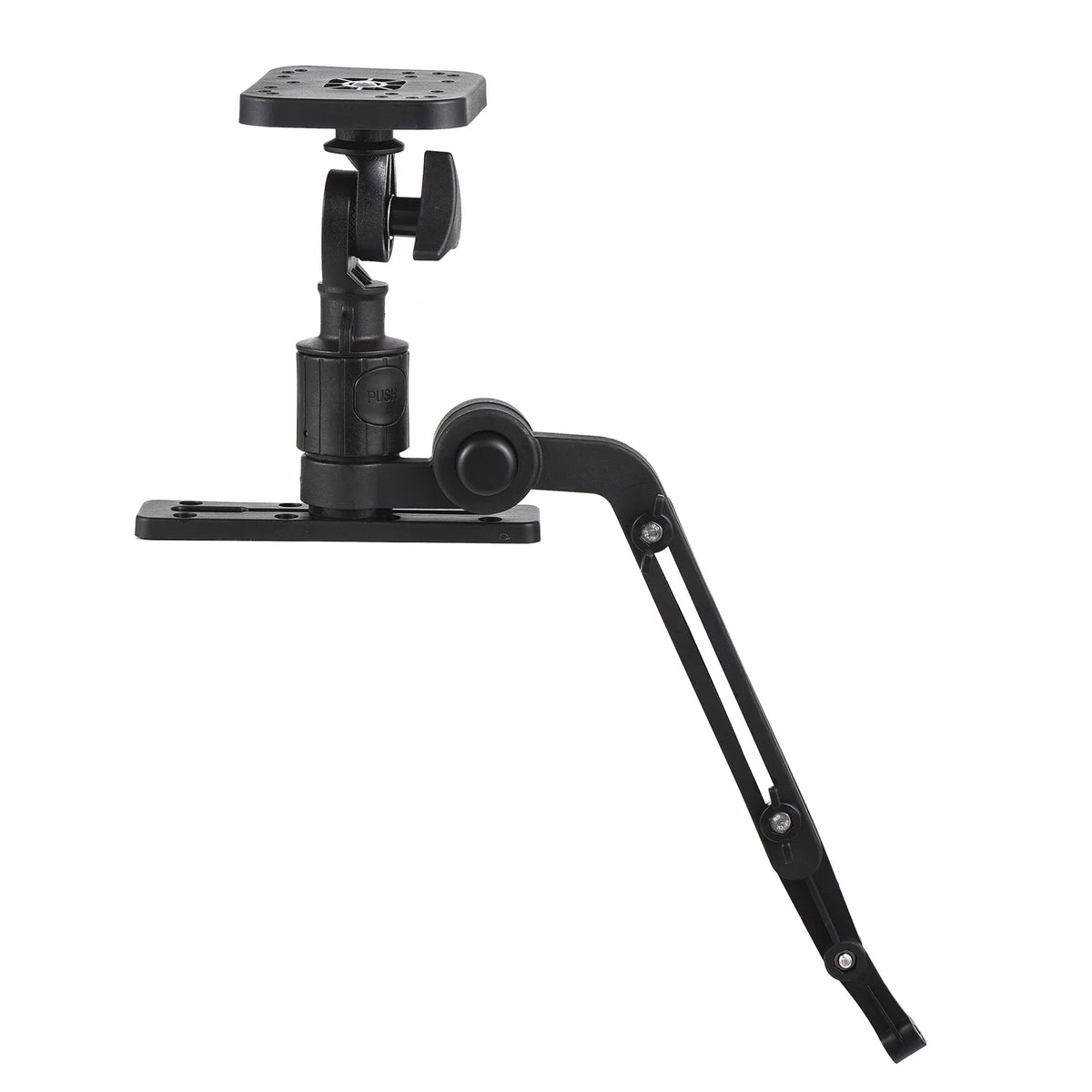 Tomshoo Durable Kayak craft Transducer Mounting Arm, Fish Finder Mount Base Adapter, 360 Degree Swivel