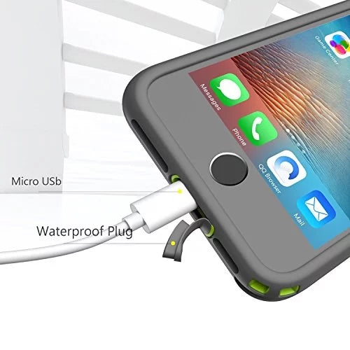 iPhone 8 Plus & 7 Plus Waterproof Case - Underwater Snowproof Dirtproof Shockproof wrap