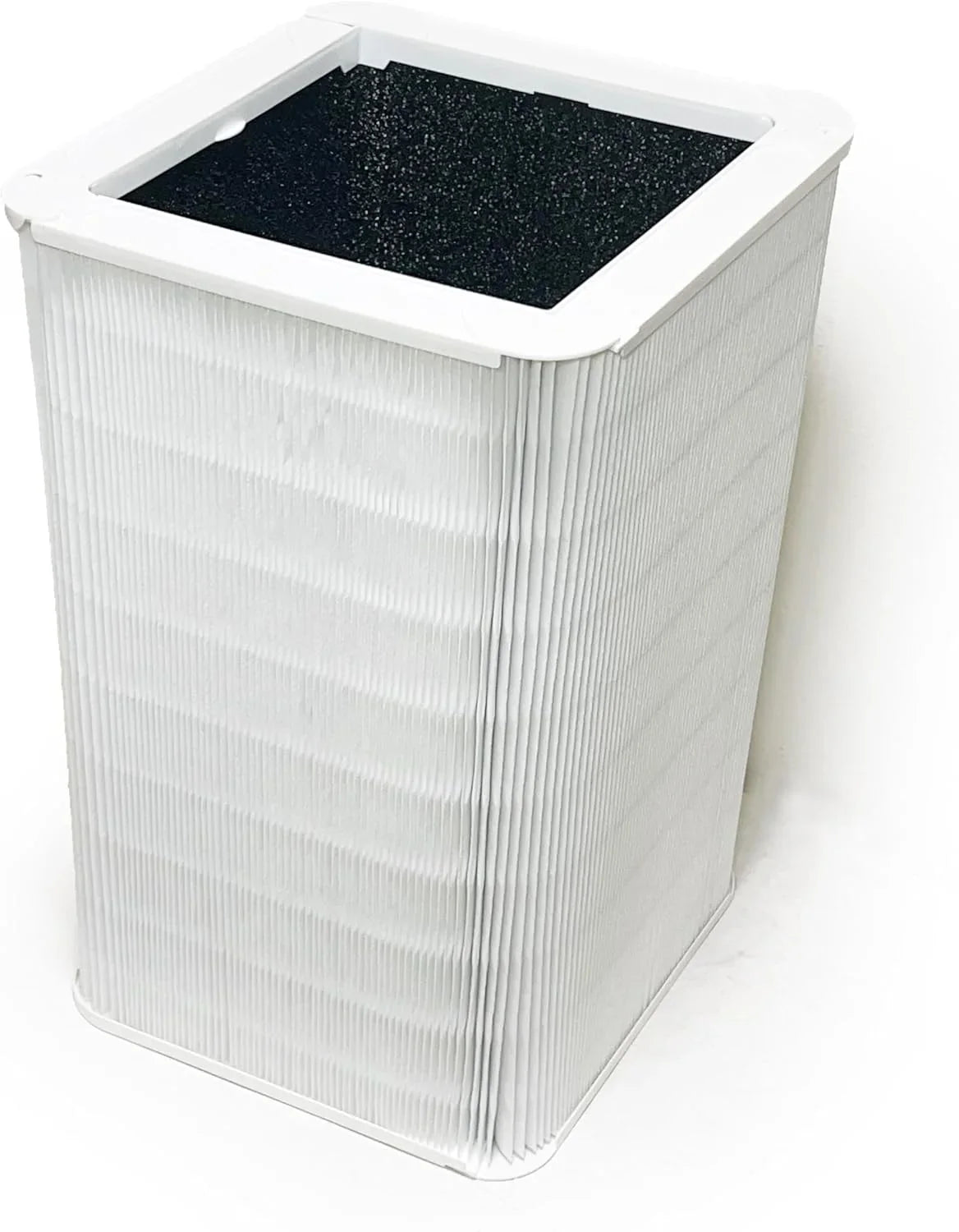 Nispira Collapsible True HEPA Particle Activated Charcoal Filter Replacement appropriate with Blueair Blue Pure 121 Large Air Purifier 620 SQ.FT | Remove Smoke VOCs | 3 Pack
