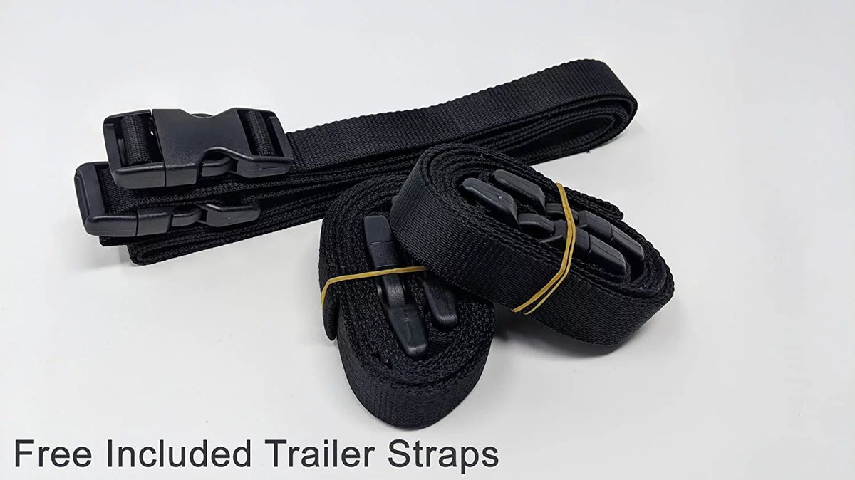 Weatherproof Jet Ski Covers for Yamaha EXR 2020 - Yellow/Black Color - All climate - Trailerable - Protects from Rain, Sun, UV Rays, and More! Includes Trailer Straps and Storage Bag