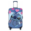 Stitch Heart Protective Suitcase wrap Elastic Travel Luggage protector Organizers Fits Large