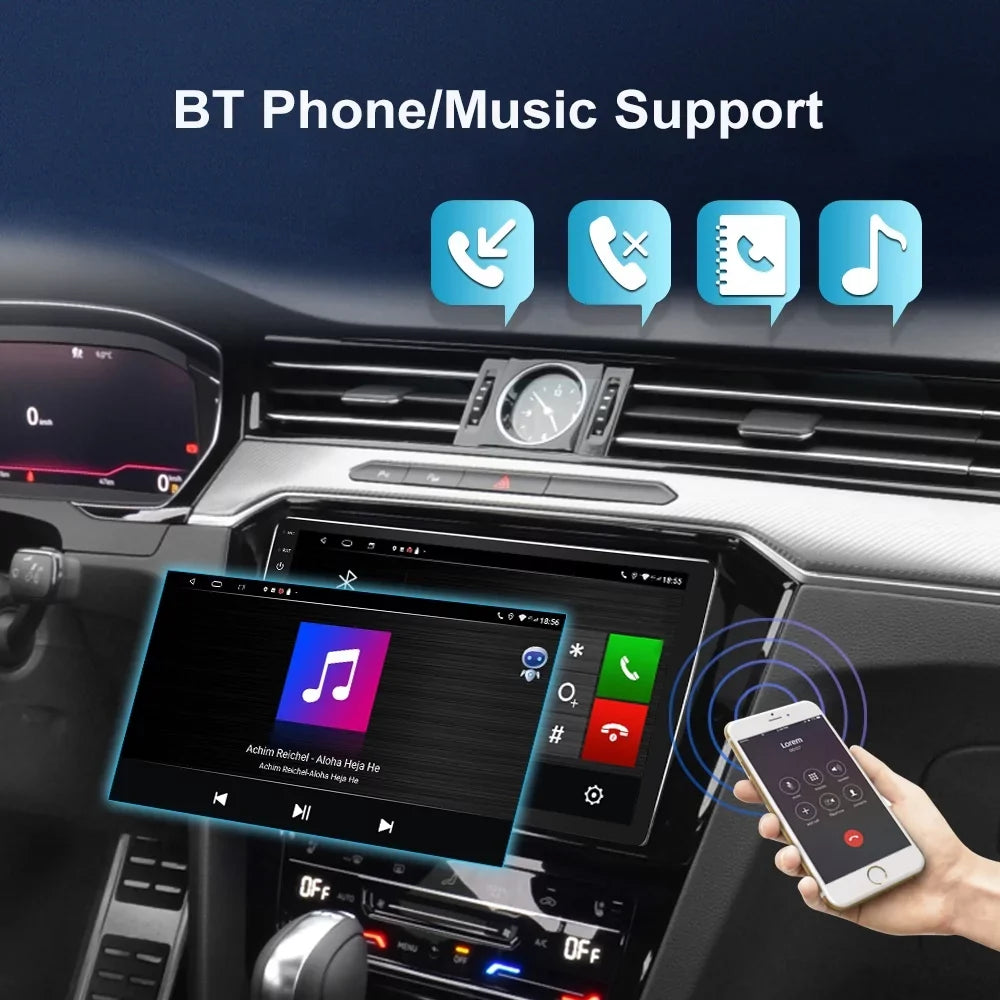 9" Android 12 Car Stereo Radio GPS Navi Carplay For  Fj Cruiser 2007-2014  2+32G