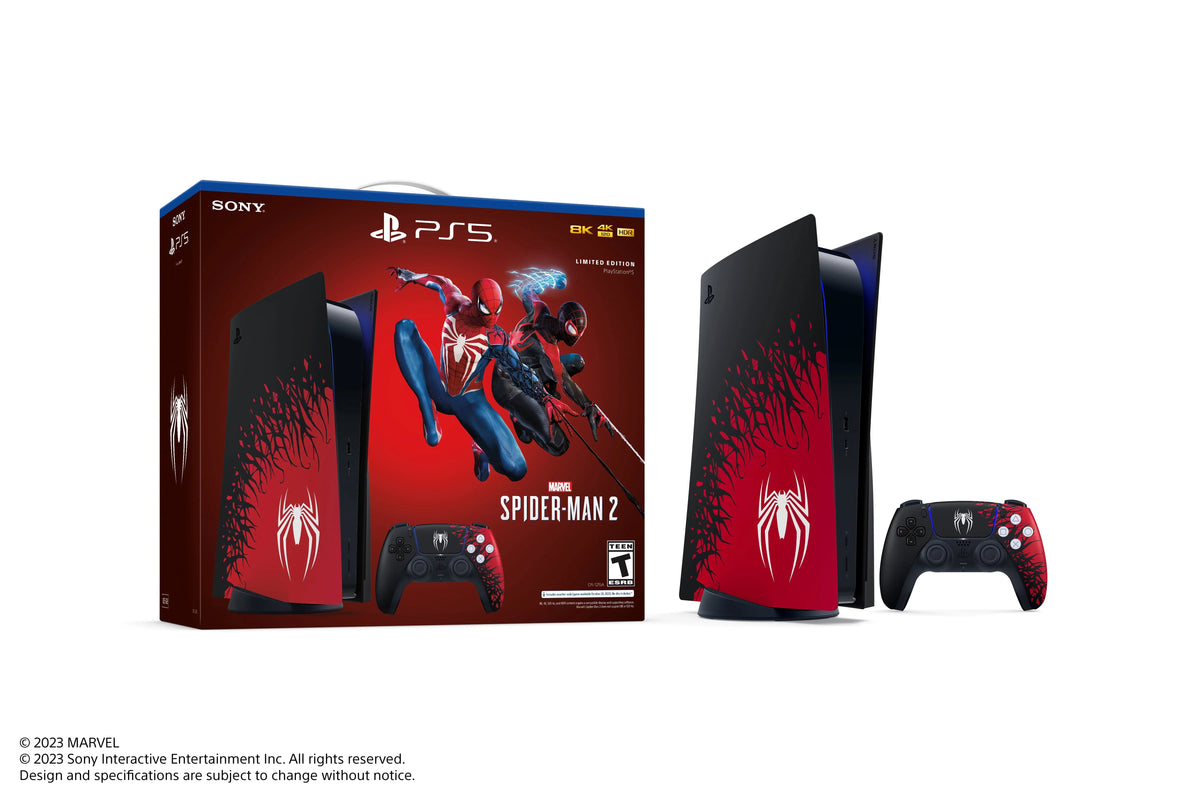 Newest  PlayStation_PS5 Spider-man 2 Limited Edition Console (Disc Version)