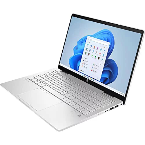 2022 Newest Pavilion x360 2-in-1 Laptop, 12th gen  10-Core i5-1235U, 14" FHD Touchscreen, 8GB DDR4 RAM, 2TB PCIe SSD, Backlit KB, Fingerprint Reader, Windows 11, broag 64GB Flash Stylus