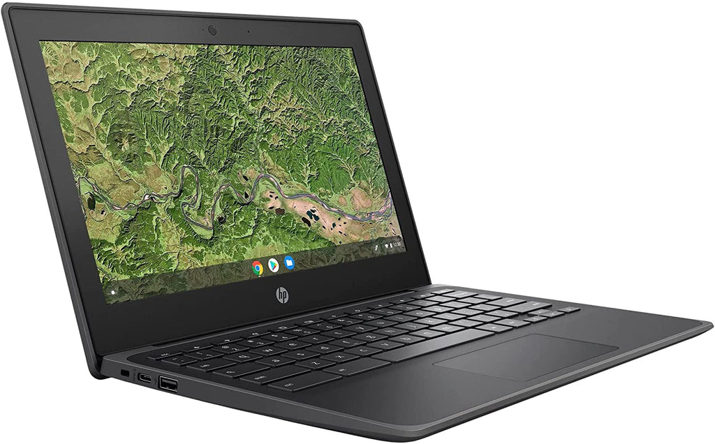 Chromebook 11 11.6" Laptop Computer for Business or Education, AMD A4-9120C Processor up to 2.4GHz, 4GB DDR4 RAM, 32GB eMMC, 802.11AC WiFi, Bluetooth 5.0, Webcam, Black, Chrome OS, Mousepad