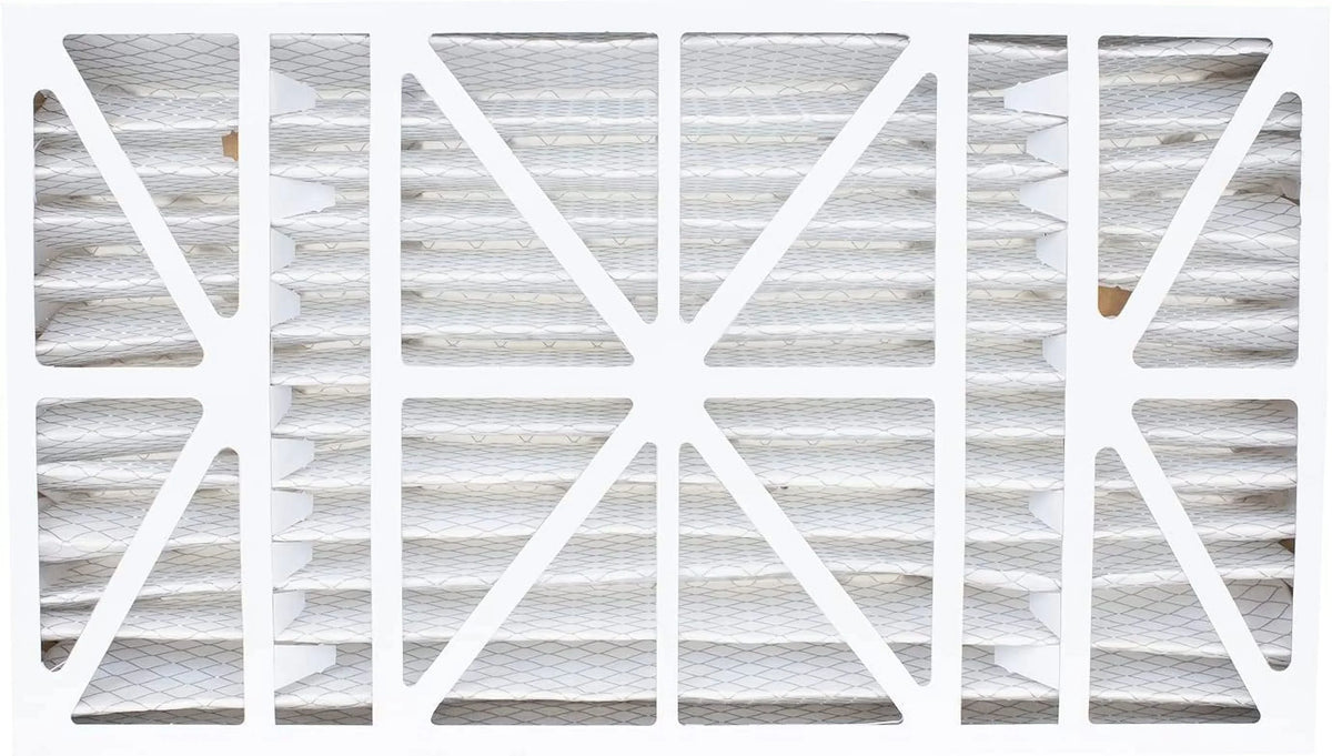 Filterbuy 16x28x6 MERV 13 Pleated HVAC AC Furnace Air Filters for Aprilaire Space-Gard 2400 (2-Pack)