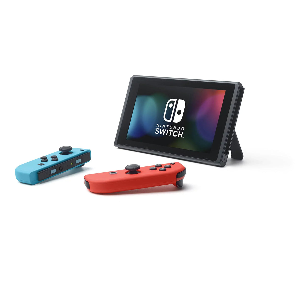 Nintendo Switch Joy-Con Neon Blue/Red Console Bundle: Mario Kart 8 Deluxe Full Game Download | 3 Months Nintendo Switch Online Membership |  with Mazepoly Accessories