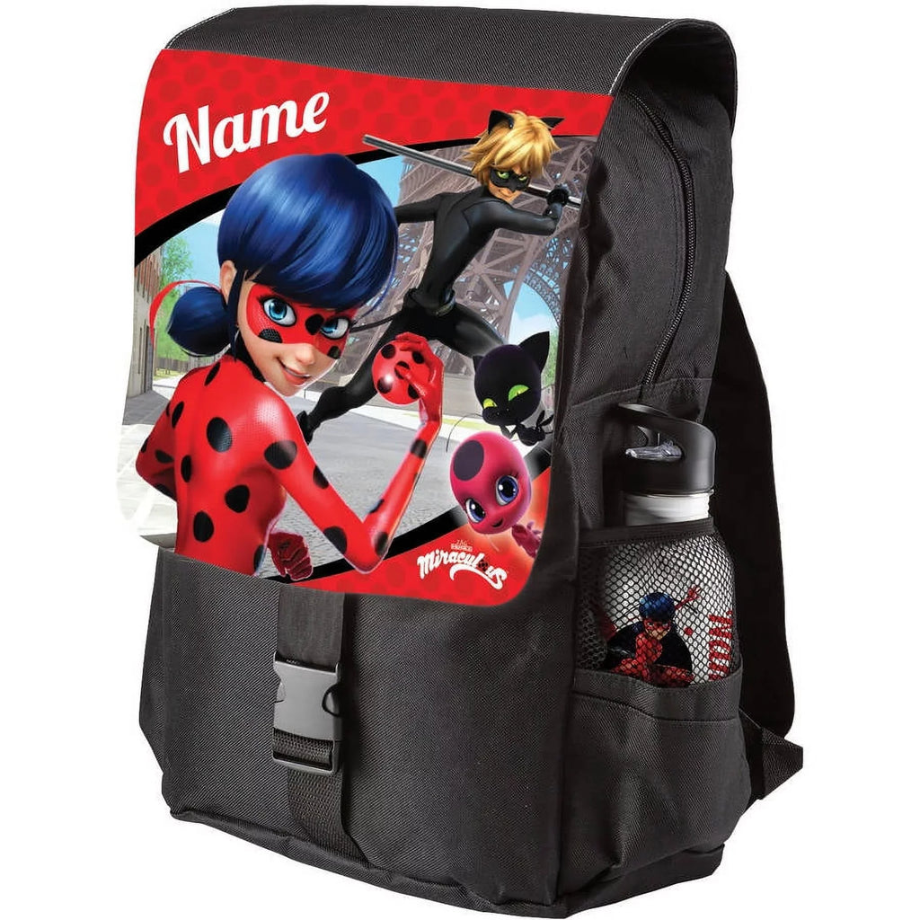 Personalized Miraculous Spots On Claws Out Backpack, Silver