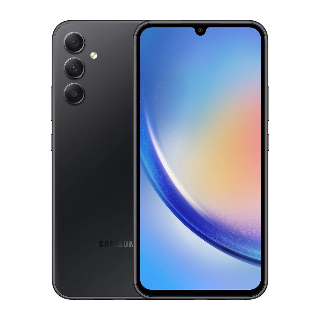 Restored  Galaxy A34 5G A346M 128GB Dual SIM GSM Unlocked Android Smartphone (Latin Variant/US matching LTE) - Awesome Graphite (Refurbished)