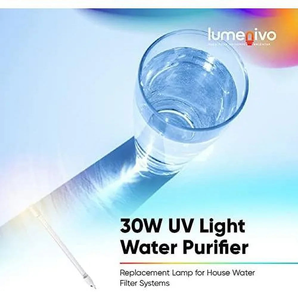 30w uv light moisture purifier replacement lamp for aquasana whole house aqua filter system, sterilight uv lamp filter - 1 pack