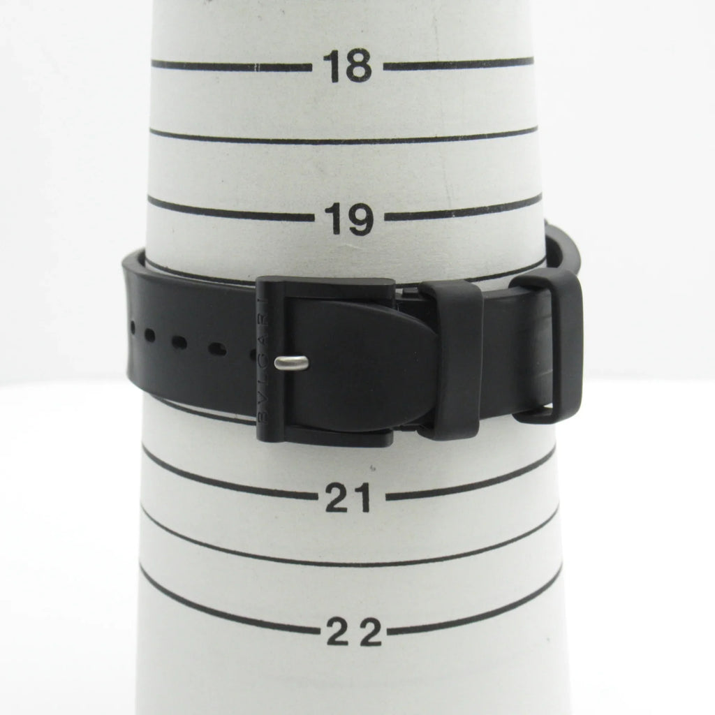 Pre-Owned BVLGARI Diagono Magnesium Chrono Wrist Watch watch Wrist Watch DG42SMCCH Mechanical Automatic Black  Rubber belt mag DG42SMCCH (Good)