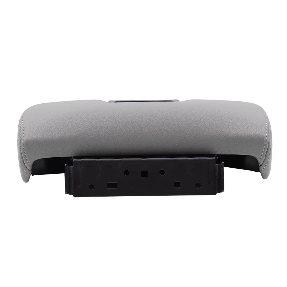 Brock Replacement Gray Center Console Armrest Lid wrap appropriate with 2007-2013 Silverado Sierra Tahoe Escalade Pickup Truck with Full Center Console