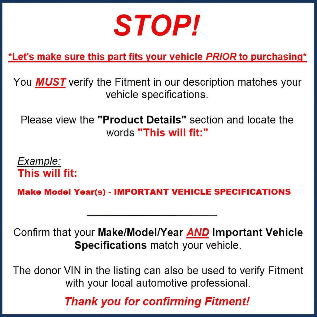 Pre-Owned  X3 M5 Driver Assist Rear View Camera Control Module OEM LKQ (Good)