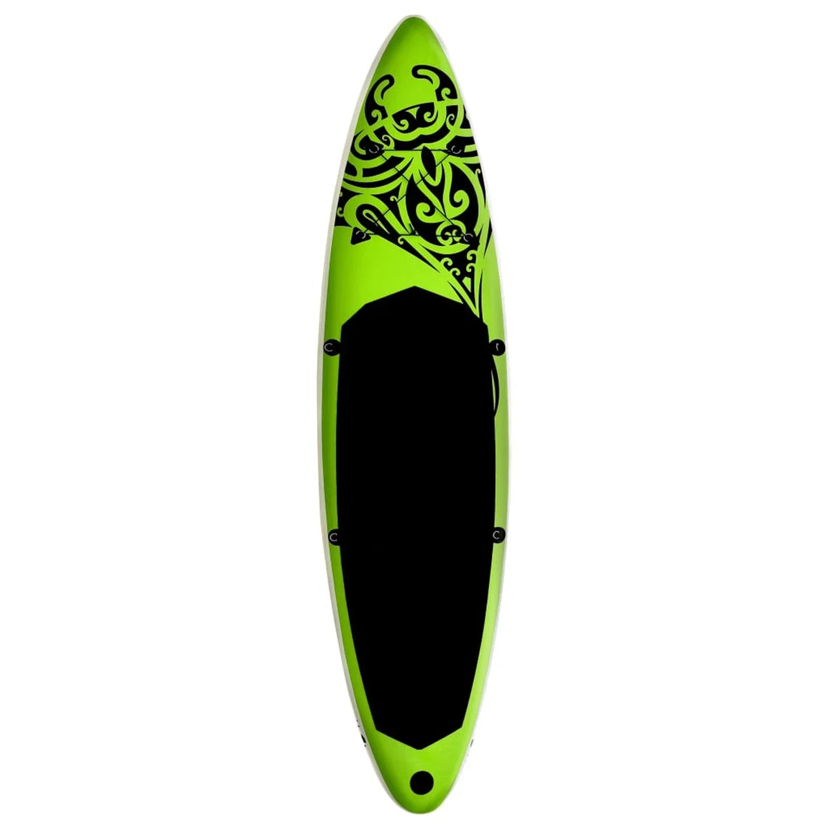 Dcenta Inflatable Paddleboard Set Beach Surfing Board with Oar, Fin, Hand Pump,  Kit and Carrying Bag Surfboard for Adults 144.1 x 29.9 x 5.9 Inches (L x W x H)