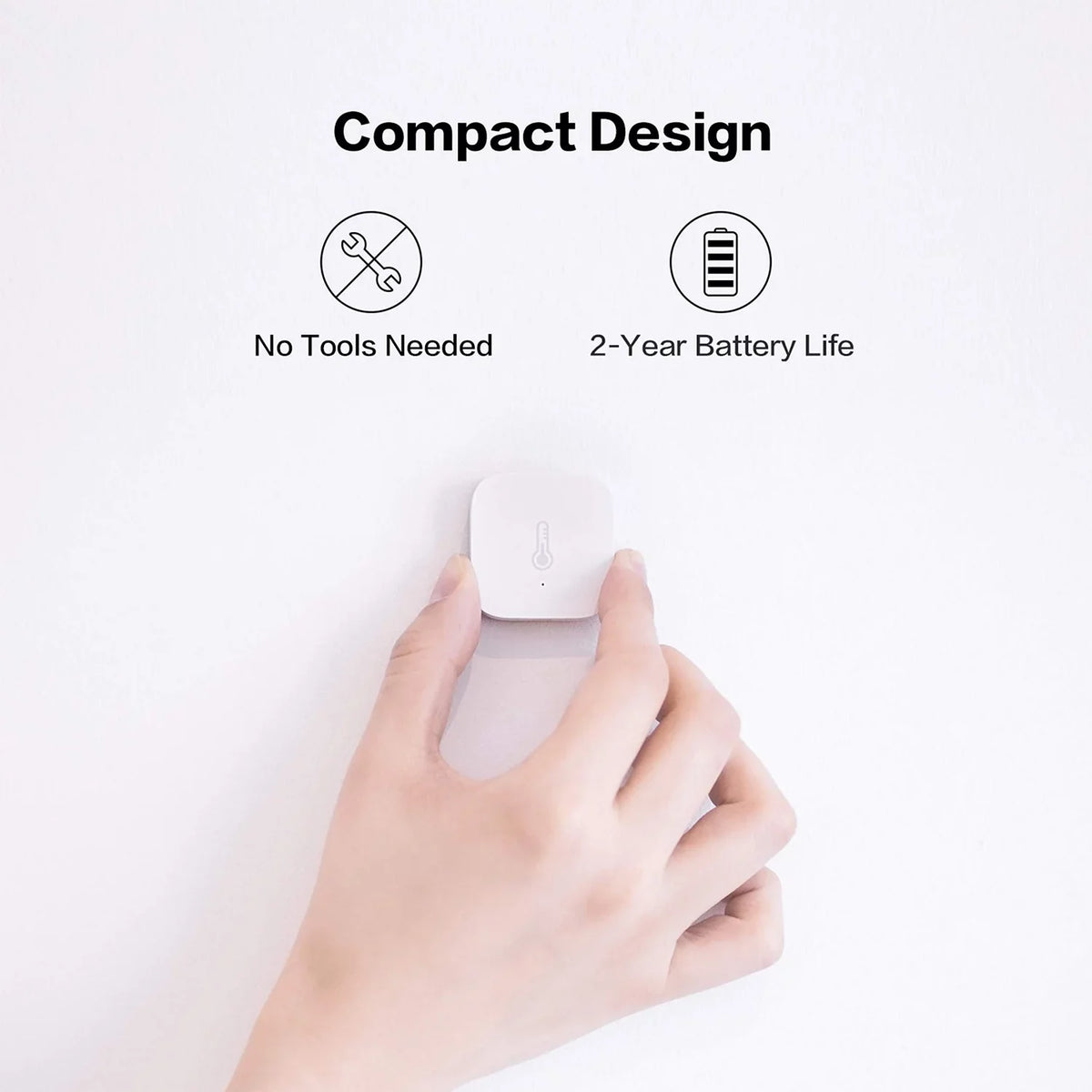 Temperature Sensor Smart Aqara Humidity Sensor for Remote Monitoring and Home Automation REQUIRES AQARA HUB matching with  HomeKit