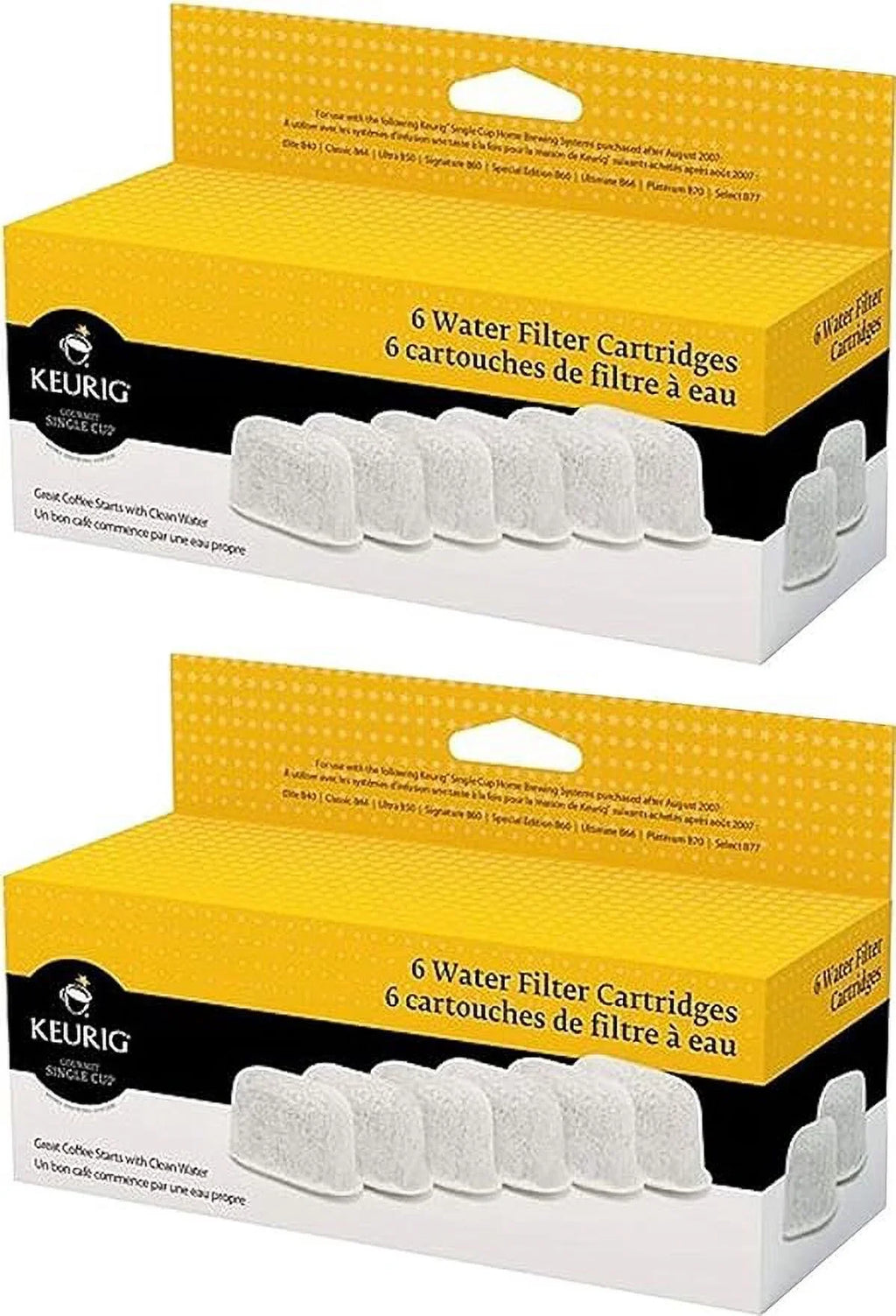 Keurig Six liquid Filter Cartridges (12 filters)