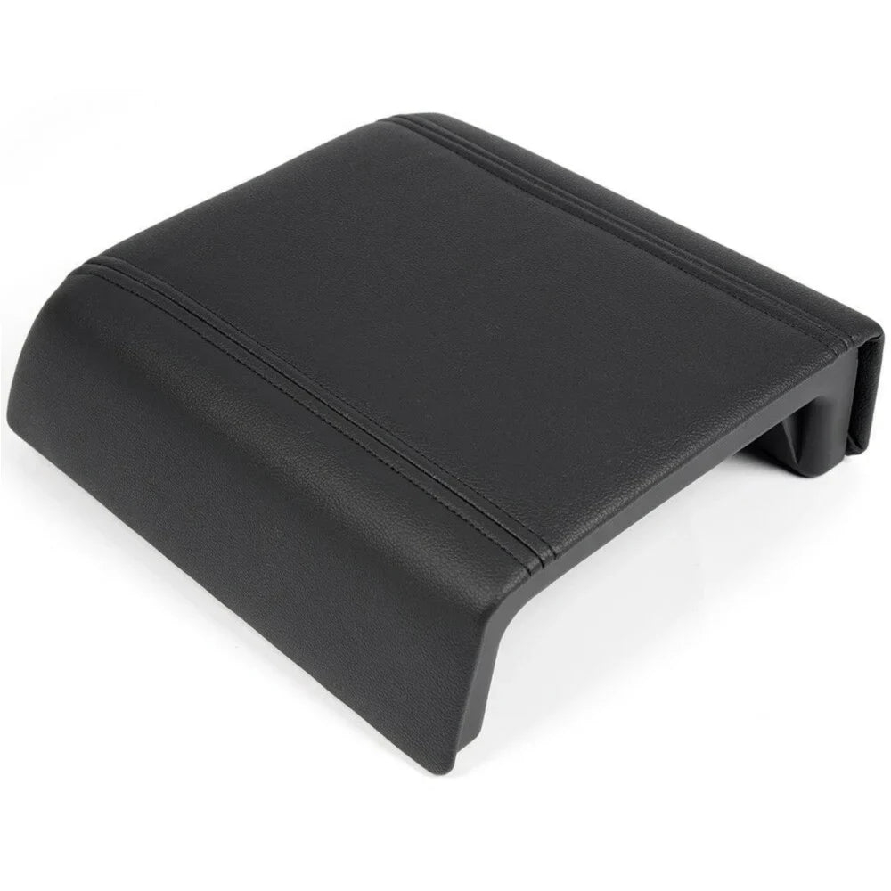 Teledu For 2004-2008  F-150 BLACK LEATHER CENTER CONSOLE ARM REST LID shield PAD