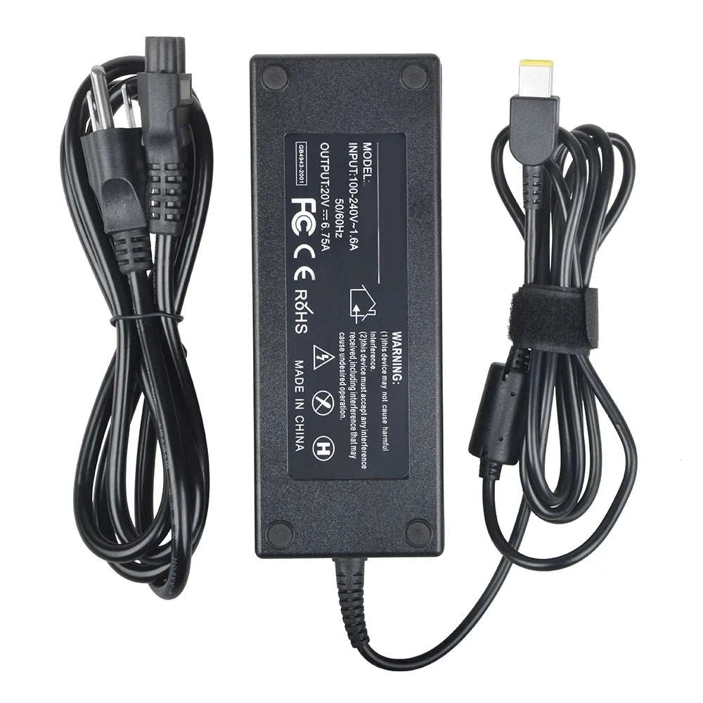 CJP-Geek 135W AC Power Adapter Charger Supply for  Y50-70AS-ISE ADL135NLC3A Cord