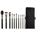 Brush Set with Roll-Up Pouch. Bdellium Tools Professional Makeup Maestro Series The Key Essential 10pc