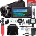 HDR-CX405/B Full HD 60p Camcorder + 64GB Ultra MicroSDXC UHS-I Memory Card + NP-BX1 Battery Pack + Accessory Bundle