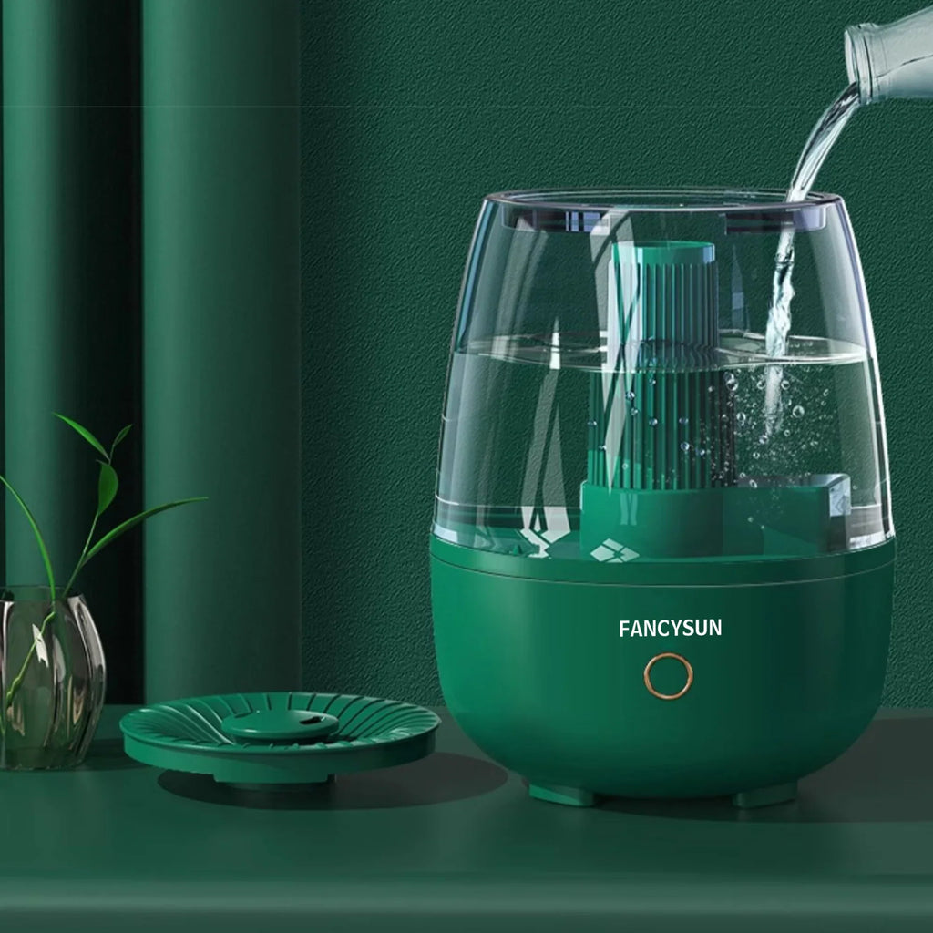 FANCYSUN Humidifiers for Bedroom, Cool Mist Humidifier for Home Plant and Baby Nursery, Quiet Ultrasonic Humidifier with 360° Nozzle,Filterless
