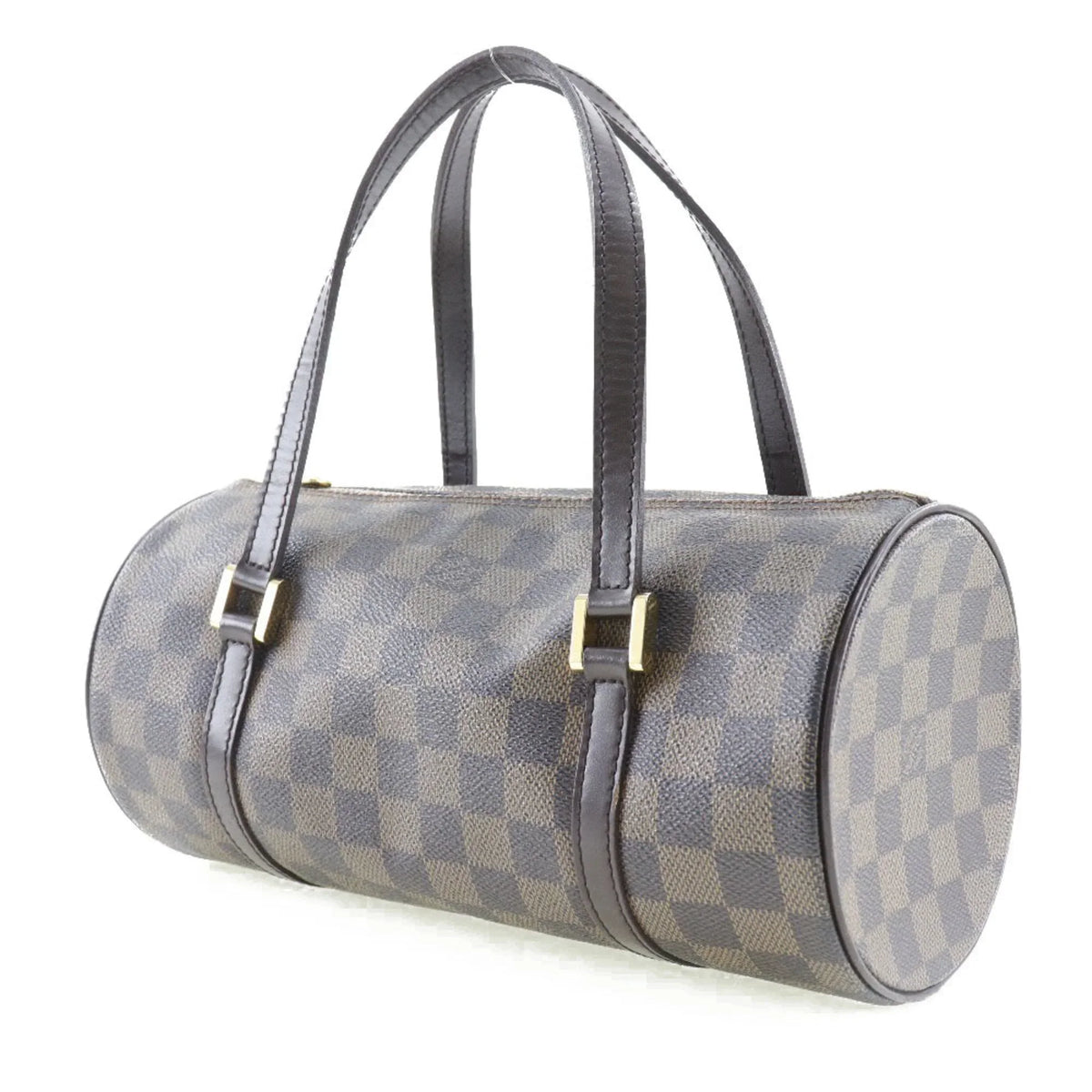 Pre-Owned LOUIS VUITTON Louis Vuitton Papillon PM Handbag Damier Canvas Brown DU0094 Ladies (Good)