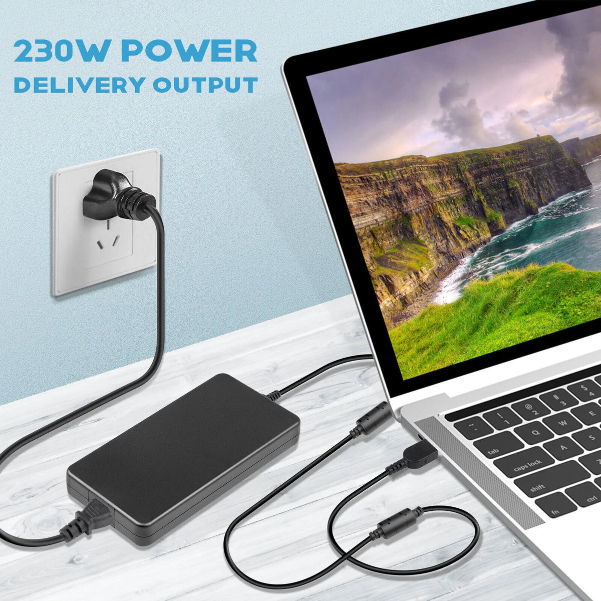 230W Charger for  Thinkpad P40 P50 P50s P50 P51s Adapter Power Supply Cord