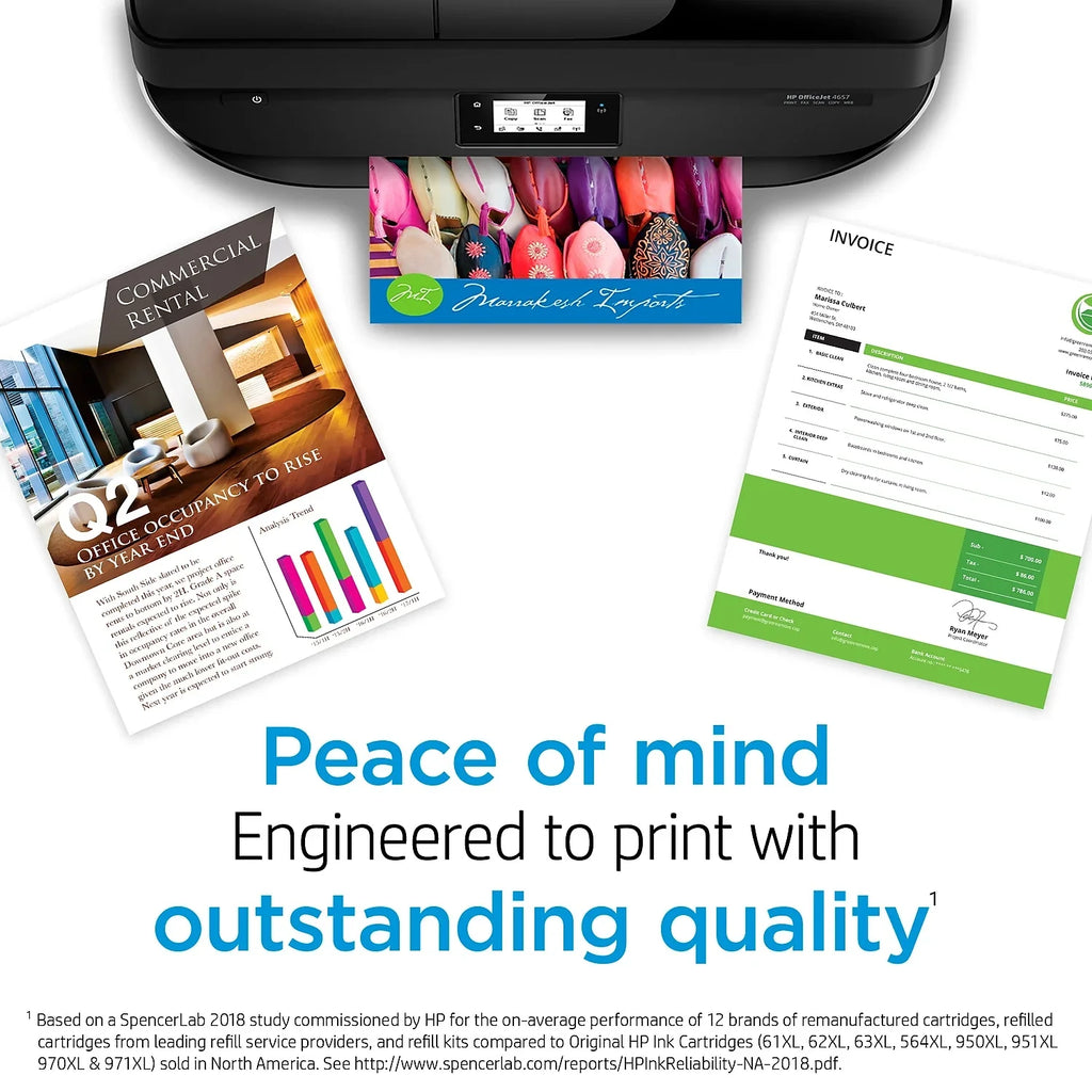 962XL Twin Black Cyan/Magenta/Yellow Ink Cartridges High Yield 6ZA57AN#140