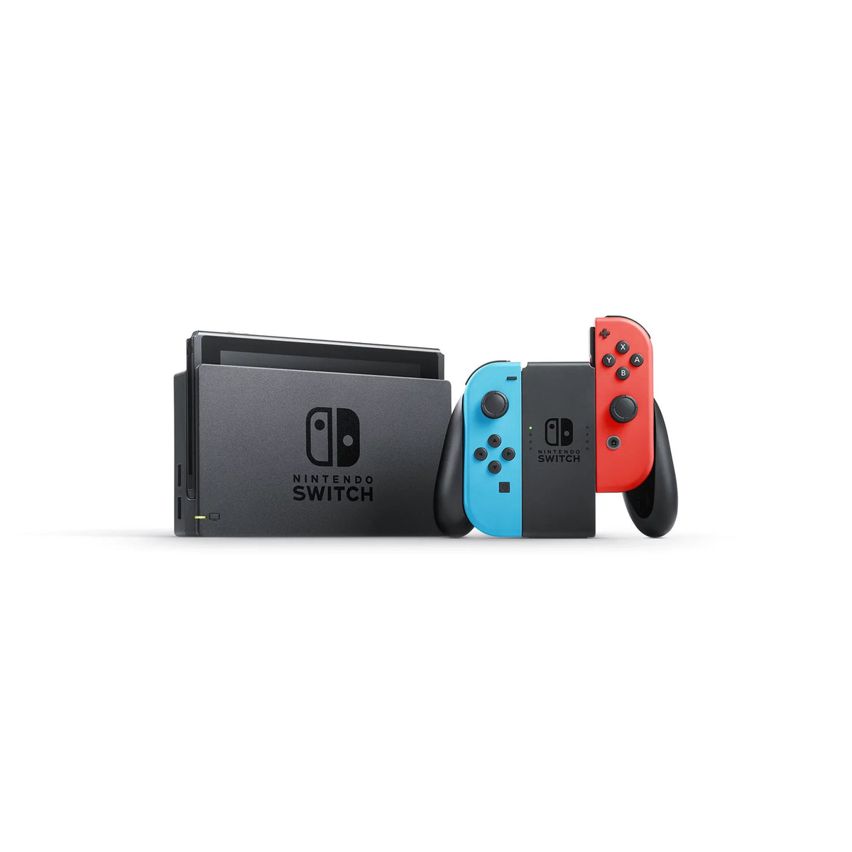 Nintendo Switch Joy-Con Neon Blue/Red Console Bundle: Mario Kart 8 Deluxe Full Game Download | 3 Months Nintendo Switch Online Membership |  with Mazepoly Accessories