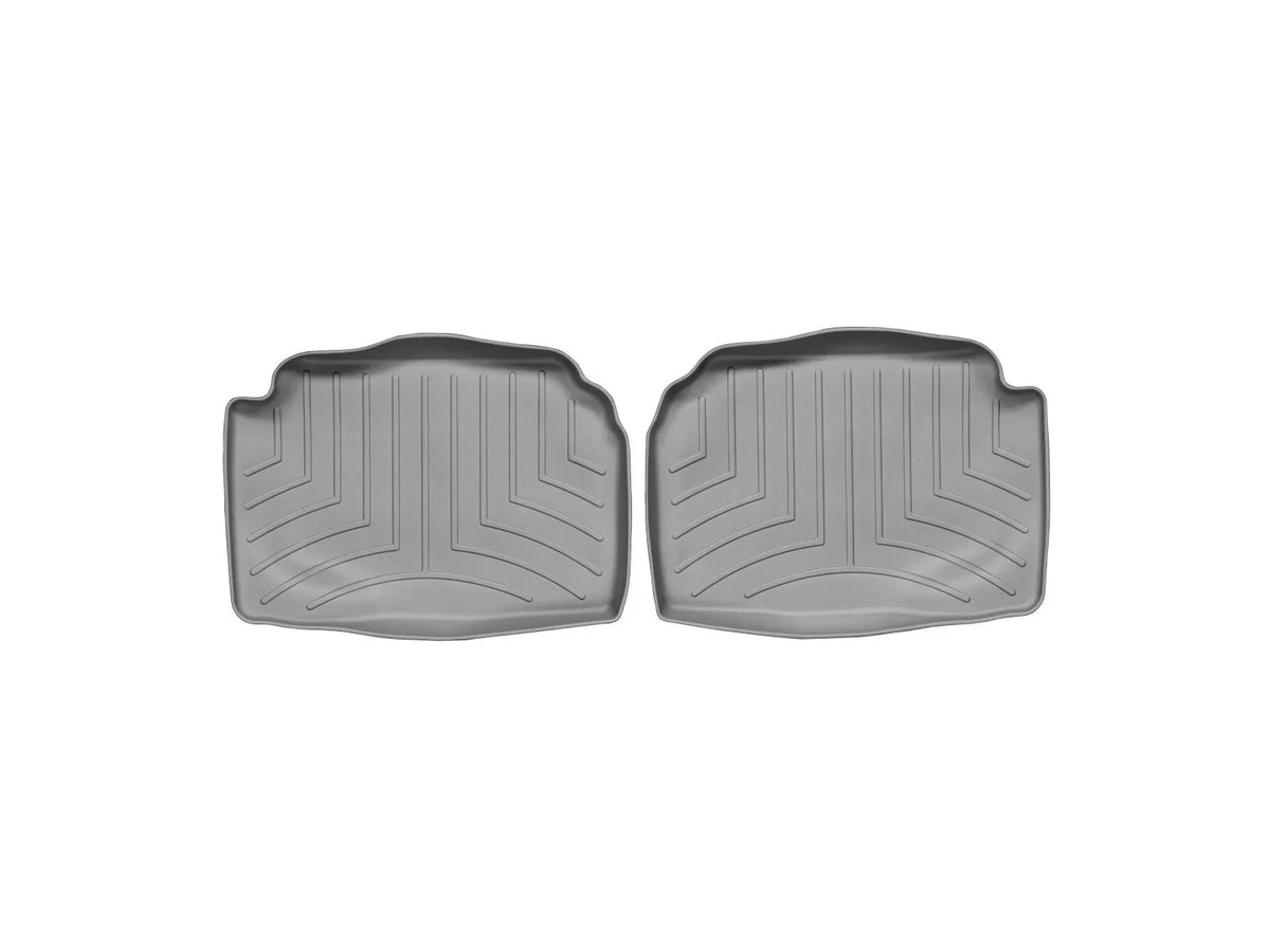 WeatherTech Custom Fit FloorLiners matching with Subaru Impreza, Impreza WRX, Impreza WRX STi, Forester - 2nd Row (2-Piece Liner), Grey