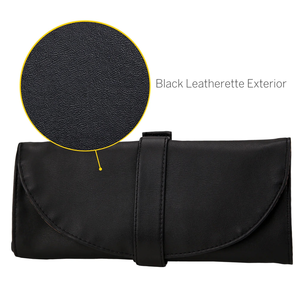 Brush Set with Roll-Up Pouch. Bdellium Tools Professional Makeup Maestro Series The Key Essential 10pc