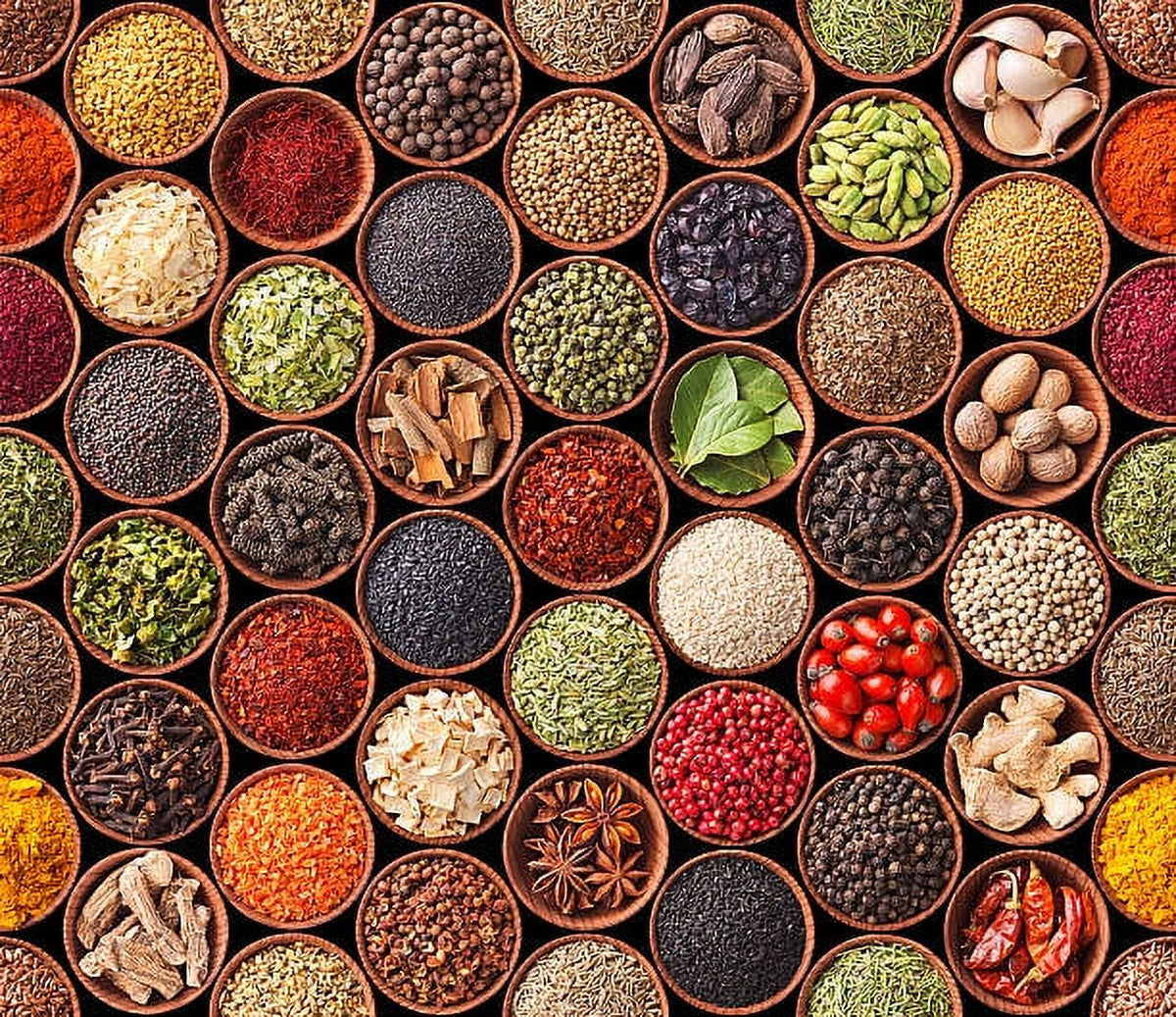 Ultimate Pantry SEASONING, HERB, SPICE and SEASONED SALT Set | 40 Count | Premium | Everything Your Spice Rack Needs | Hand Crafted by June Moon Spice Company