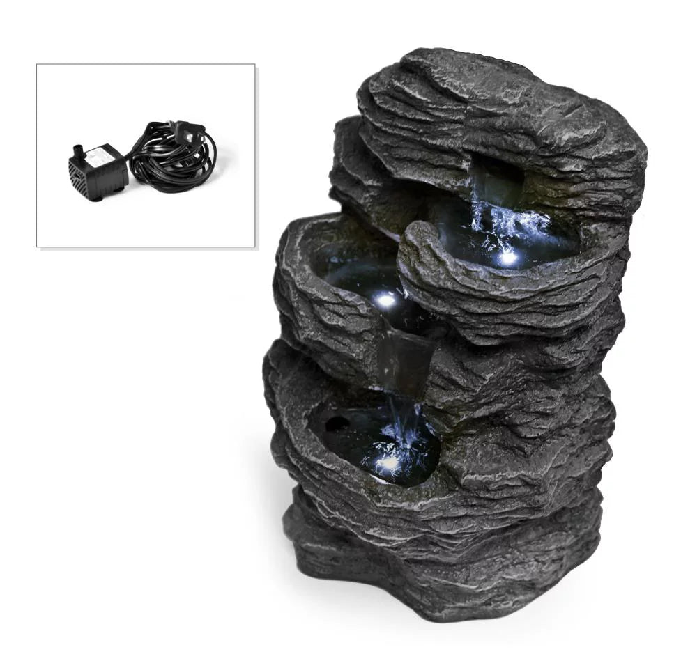 Serene Life SLTWF15LED - moisture Fountain - Relaxing Tabletop moisture Feature Decoration