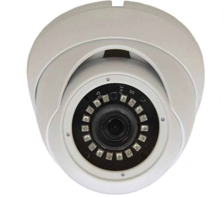 101AV Security Dome Camera 1080P 1920x1080 True Full-HD 4in1(HD-TVI, AHD, CVI, CVBS) 2.8mm Fixed Lens  2.4 Megapixel STARVIS IR Indoor Outdoor Camera WDR DayNight HomeOffice 12VDC (White)