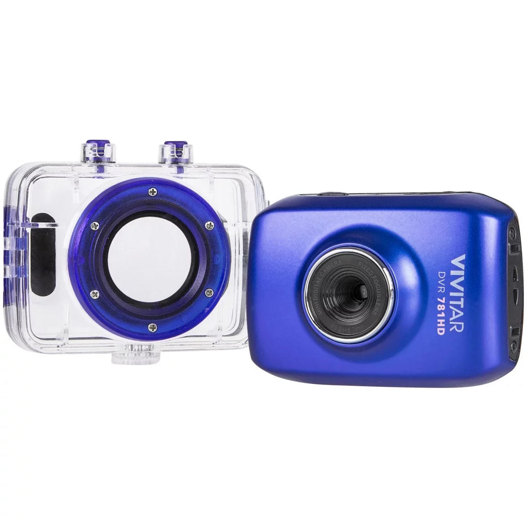 Vivitar DVR781 Pro Series 1.3 Megapixel 1.4" Display Action Camcorder with Accessories