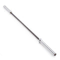 Black and Chrome 45lb Olympic Barbell | STB-1606BKC SteelBody