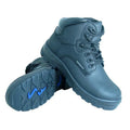 Hiker Work Boot  Black - Size 8.5. Men's Poseidon Comp Toe Waterproof 6 in