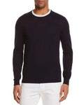 Bloomingdale's TRUE NAVY Cotton Blend Crewneck Sweater, US Small