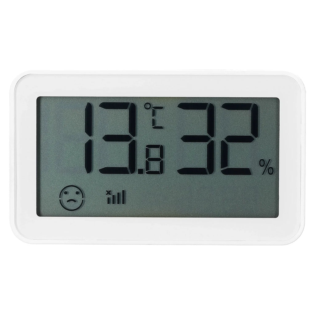 Bisofice Thermo-Hygrometer,Thermometer Temperature Humidity Time Display appropriate Humidity With matching With And Indicator / Time Display suitable With Bt Indoor Office Baby Room