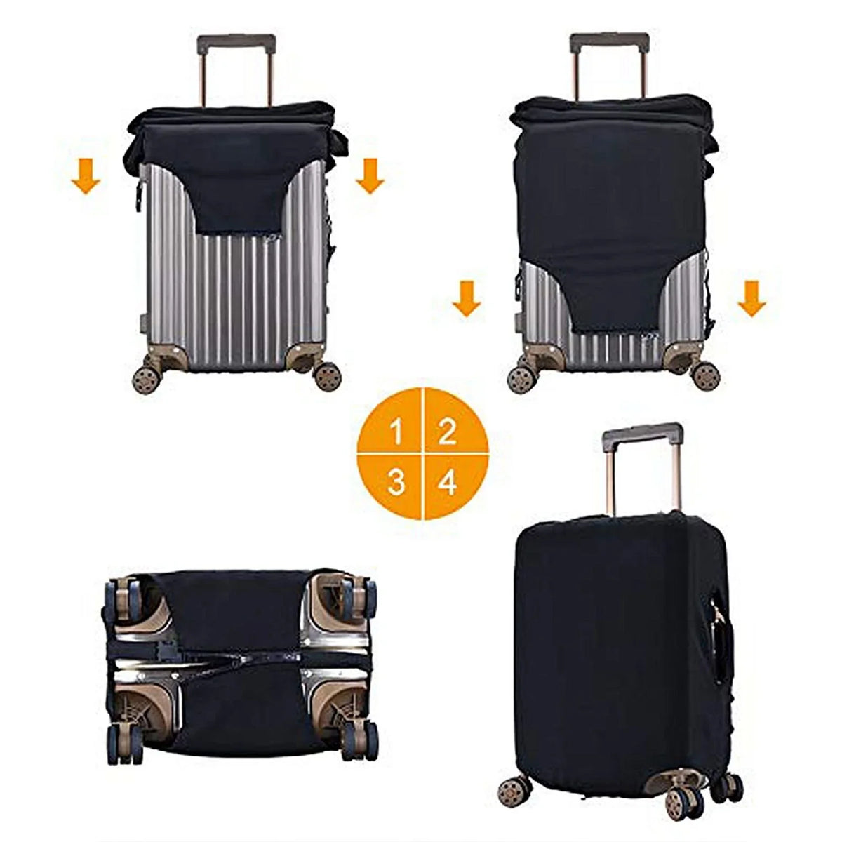 Kll Dancing African Womans Luggage protector Suitcase protector Suitcase Protector-